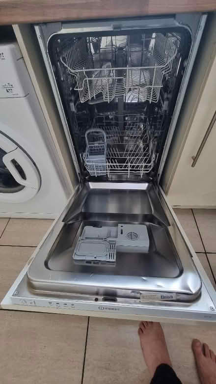 Photo of free Indesit Integrated Dishwasher (Slimline) (Roughcote ST3) #1