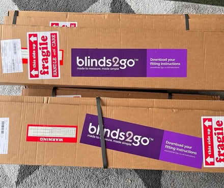 Photo of free Blinds - 4x White Faux Wood (M33) #3