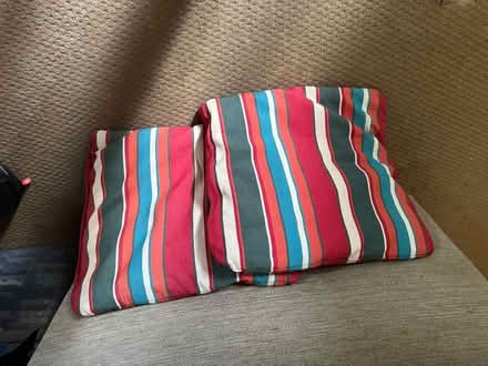 Photo of free 2 Garden Chair Cushions BN (Branksome Dorset BH12) #1