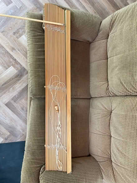 Photo of free Beech slatted wood window blind (Penn HP10) #1