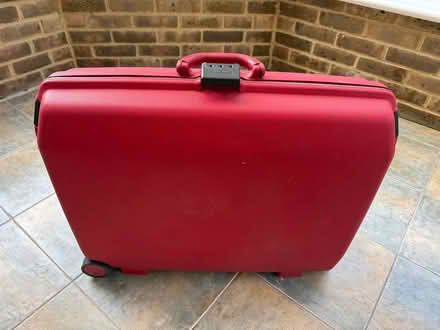 Photo of free Large red Samsonite suitcase (Kennington) #2
