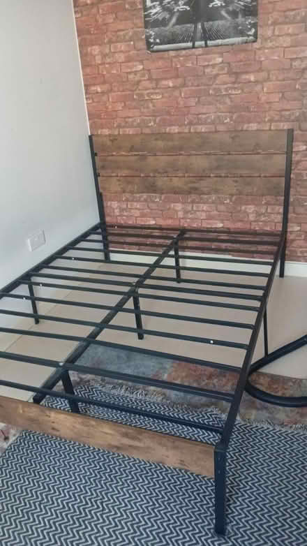 Photo of free Double bed frame (new malden KT3) #1