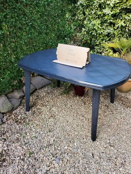 Photo of free Table - Plastic table. Can be used outside (Nailsea BS48) #1