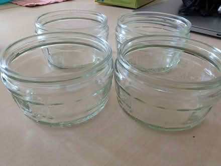 Photo of free 4 glass dessert pots (Dagenham RM10) #1