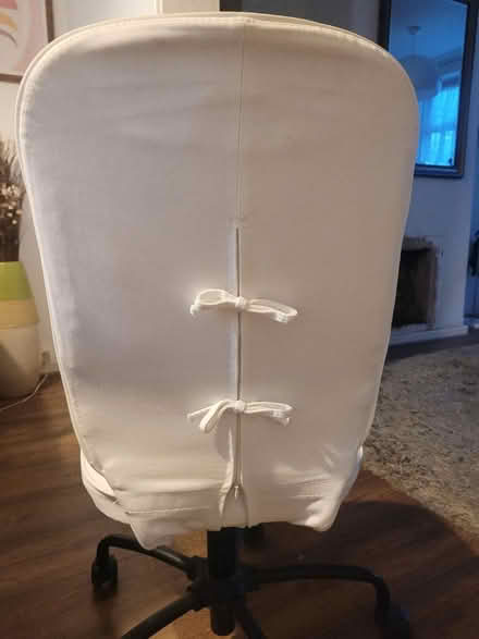 Photo of free white wheelie chair (Morden) #2