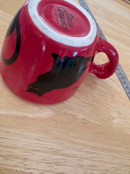 Photo of free red cat mug (Downtown Sunnyvale) #3