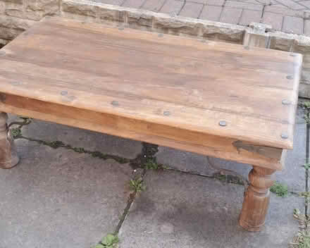 Photo of free Wooden coffee table (Woodchurch) #1