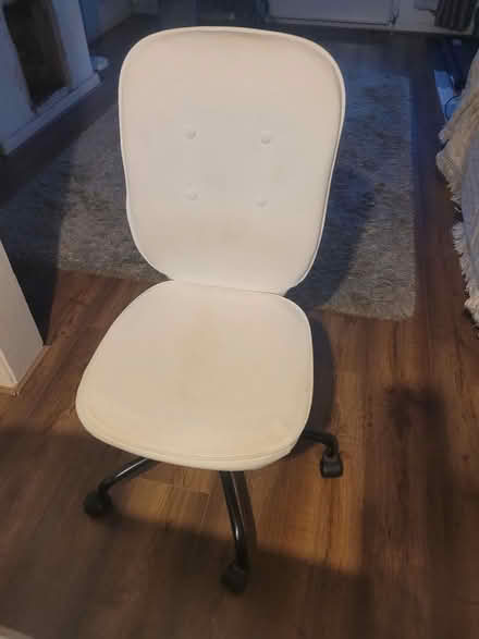 Photo of free white wheelie chair (Morden) #3