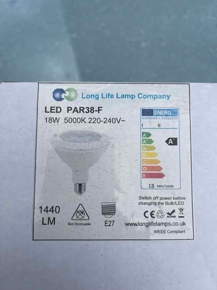 Photo of free A pair of 18W LED ES fitting bulbs (Chesham HP5) #1