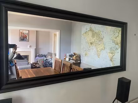 Photo of free Large black mirror (Stannington S6) #1