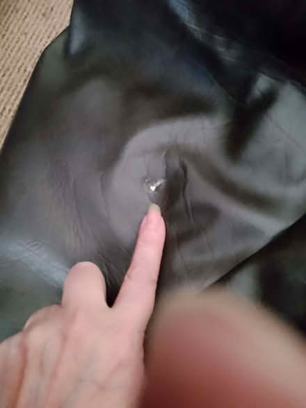 Photo of free Brown Leather Beanbag (Eastbourne BN21) #3