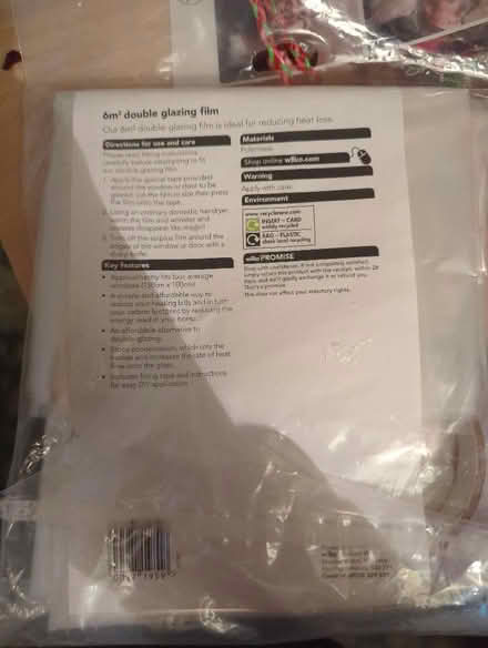 Photo of free double glazing film (Temple Rhydding BD17) #2