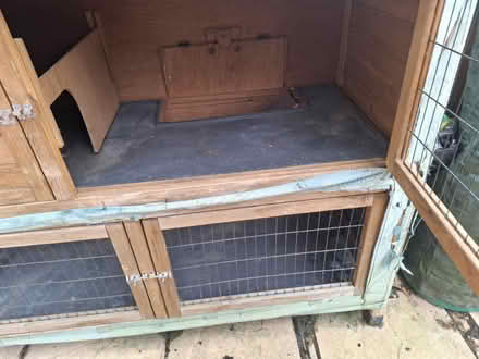 Photo of free Large wooden rabbit hutch (ME20) #3