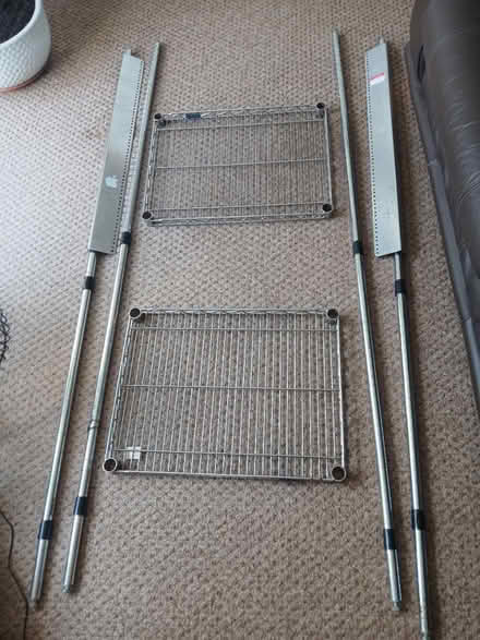 Photo of free Metal shelving (Letchworth) #1