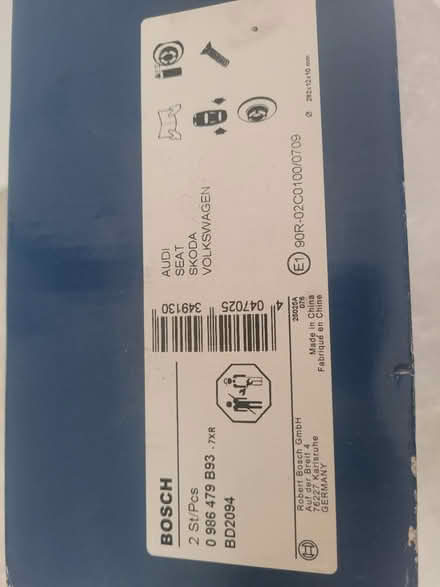 Photo of free Bosch brake discs (L31 Maghulll) #2