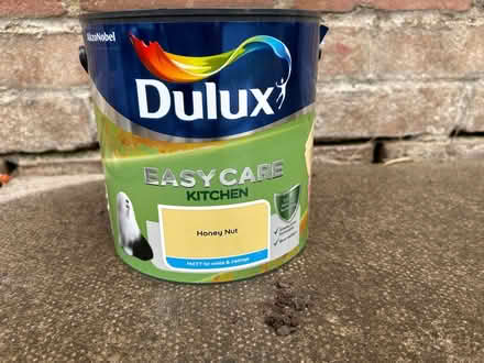 Photo of free Unopened pot of kitchen paint yellow/orange (Chalgrove OX44) #1