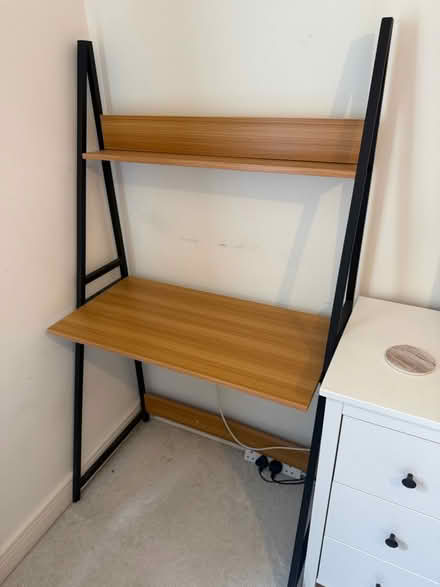 Photo of free Black/Wood Industrial Style Desk (Ascot SL5) #2