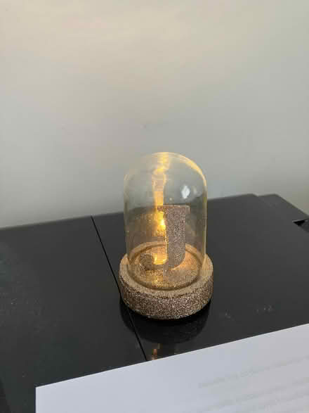 Photo of free Lit "J" ornament (Kempston) #1