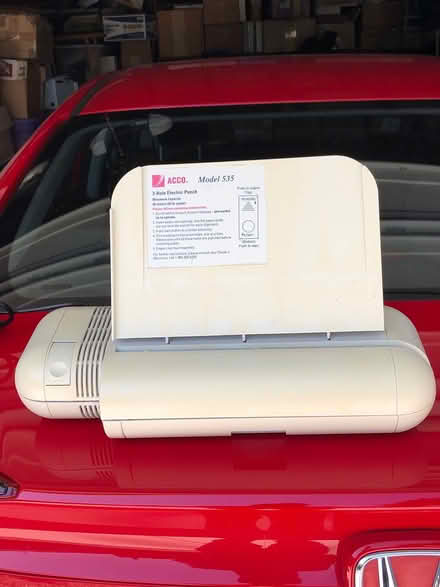 Photo of free Electric hole punch (West San Jose near Cupertino) #1