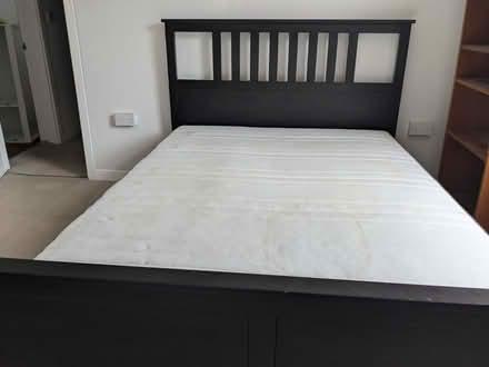 Photo of free IKEA king size bed and mattress (Splott CF24) #2