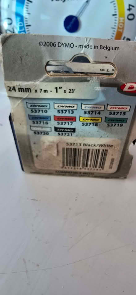 Photo of free DYMO tape D1 53713 (Seaford BN25) #2