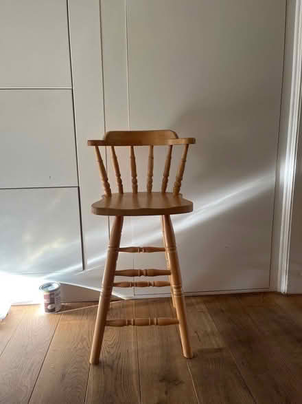Photo of free Solid wood tall chair (Osney OX2) #1