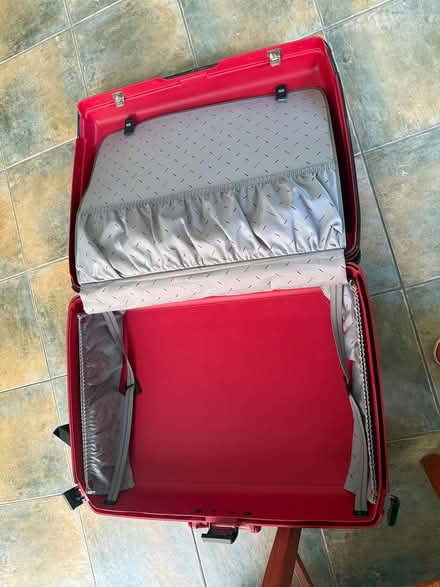 Photo of free Large red Samsonite suitcase (Kennington) #1