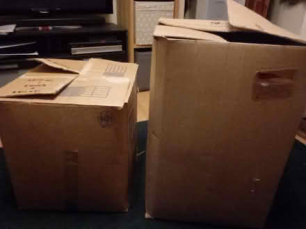 Photo of free 2 large moving boxes (RG30) #1