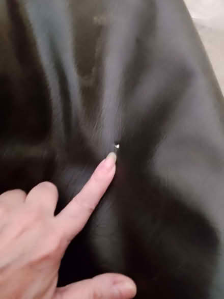 Photo of free Brown Leather Beanbag (Eastbourne BN21) #2