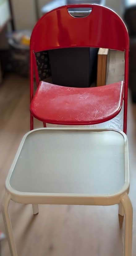 Photo of free Side table and chair (Derry And Winston Churchill) #1