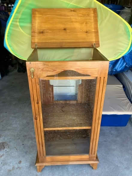 Photo of free Glass-fronted cabinet with shelves (Slack Head LA7) #2