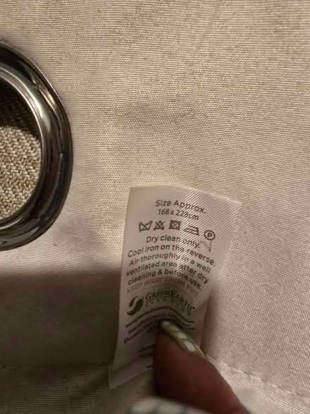 Photo of free Pair of curtains and tie backs (Nutgrove WA9) #1
