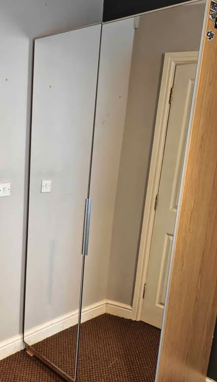 Photo of 2 Double IKEA Mirrored Wardrobes (Wandsworth SW18) #1