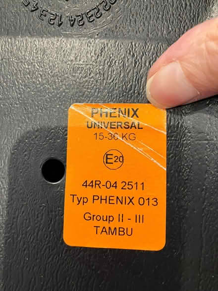 Photo of free Booster seat 15-30kg (Seafield EH47) #2