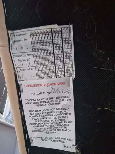 Photo of free Sofa (Oakley RG23) #2