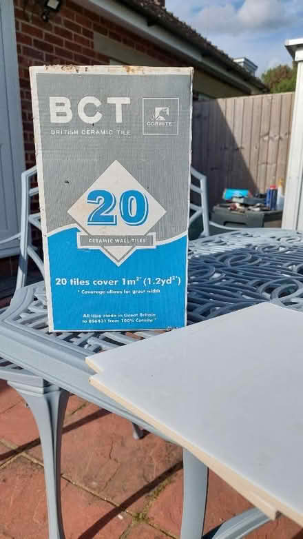 Photo of free 22 wall tiles (198 x 248 mm each) (Swinford OX29) #1