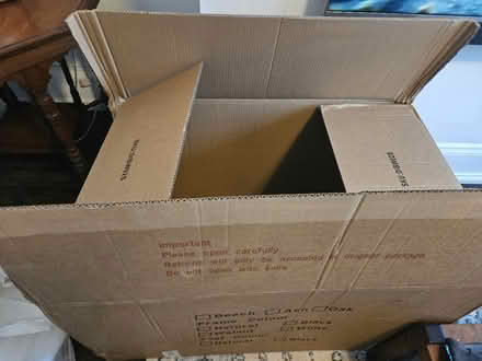 Photo of free 3 Large Cardboard Boxes 100x60x60cm (Crosby, L23) #1
