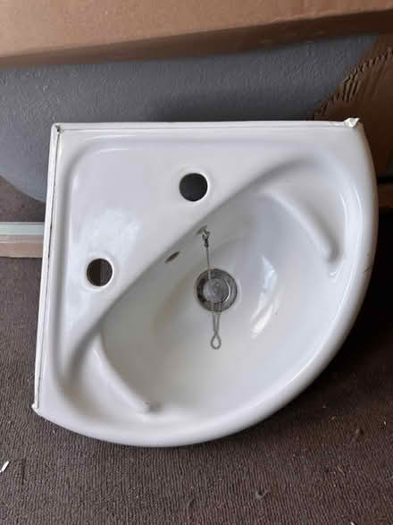 Photo of free Wall hung corner sink basin (Nether edge S11) #1