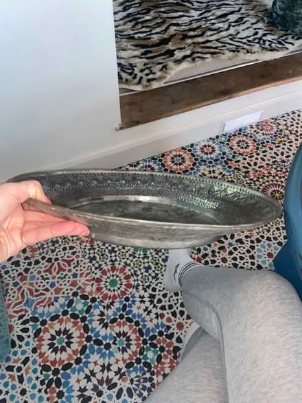 Photo of free Decorative silver plate (Salendine nook) #2