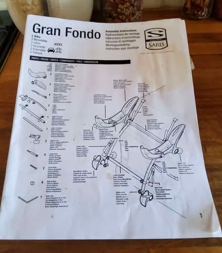 Photo of free Saris Gran Fondo bike carrier (Cherry Orchard SY2) #1