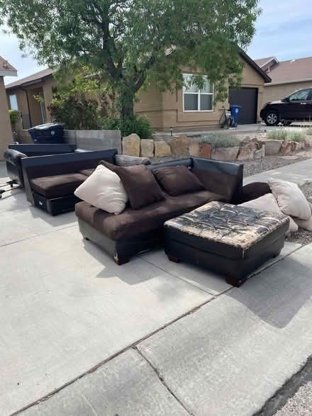Photo of free Sectional Couch and Love Seat (Northwest Albuquerque) #1