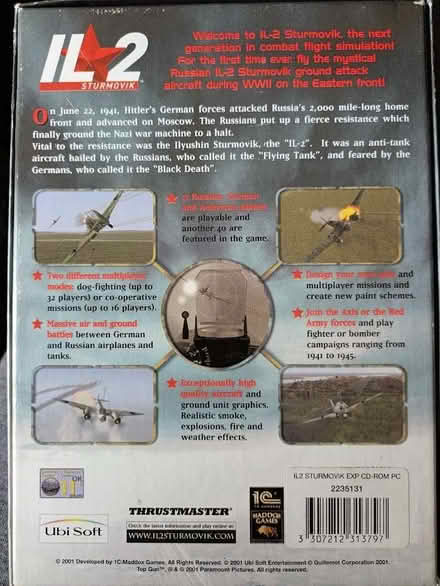 Photo of free IL2 Sturmvik war fighter computer game (Walnut Tree MK7) #3