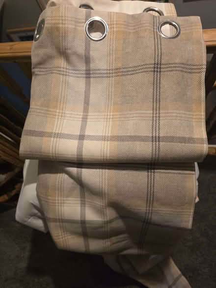 Photo of free Pair of curtains and tie backs (Nutgrove WA9) #2