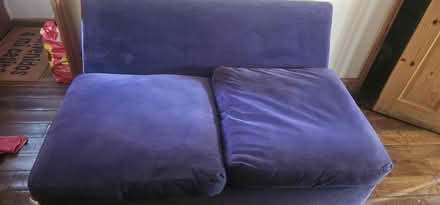 Photo of free Nice purple colour sofa (W12 0AU) #1