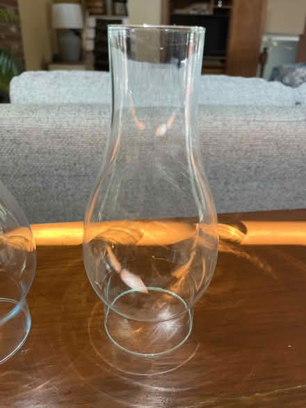 Photo of free Clear Glass Hurricane Lamp Shades (Sandy Hook) #2