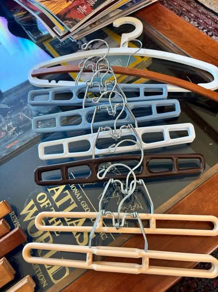 Photo of free Variety of pants / clothing hangers (Broadway Terrace Rockridge) #3