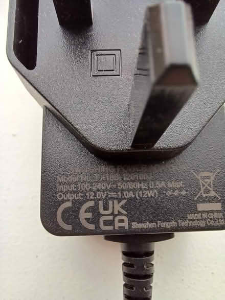 Photo of free Mains adaptor 12V/1.0A output (CB2 near Cambridge Station) #1