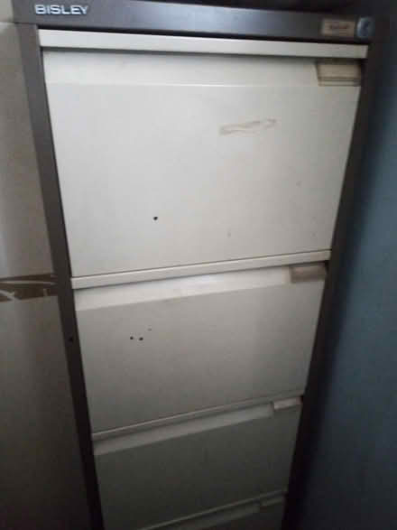 Photo of free Bisley steel filing cabinet (Bromley BR2) #1