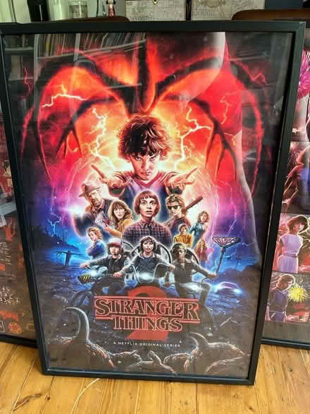 Photo of free 3 Stranger Things posters in frames (St Mark's GL51) #3