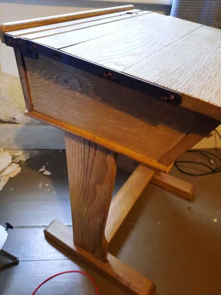 Photo of free Oak school desk (Hollingdean BN1) #1